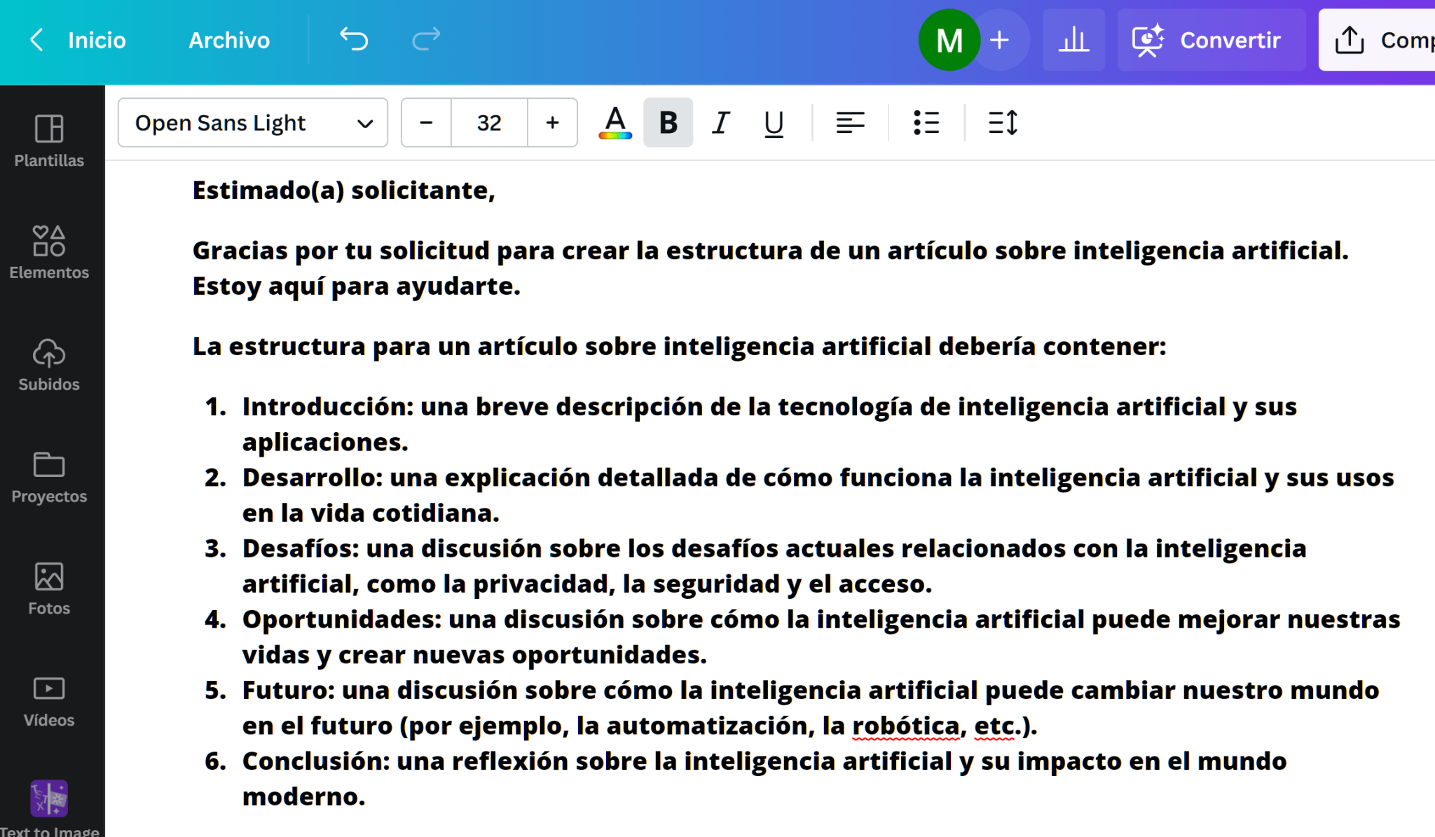 ¿cómo Generar Textos Con Inteligencia Artificial Canva Texto Mágicoemk 8852